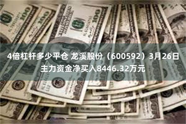 4倍杠杆多少平仓 龙溪股份（600592）3月26日主力资金净买入8446.32万元