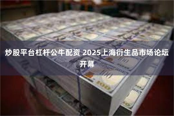 炒股平台杠杆公牛配资 2025上海衍生品市场论坛开幕
