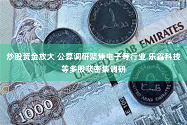 炒股资金放大 公募调研聚焦电子等行业 乐鑫科技等多股获密集调研